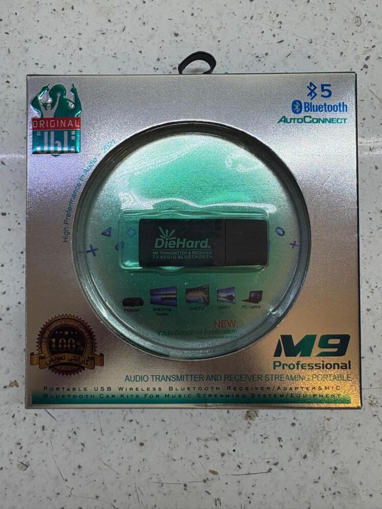مبدل بلوتوث USB مدل M9 Professional – گیرنده و فرستنده صدا با Bluetooth 5.0